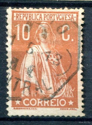 Португалия - 1912/20г. - Церера, 10 с - 1 марка - гашёная [Mi 213]. #1-Po-3-A-1