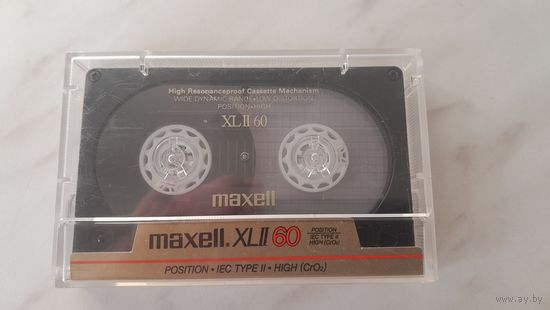 Хромовая аудиокассета Maxell XLII 60 (60 минут)