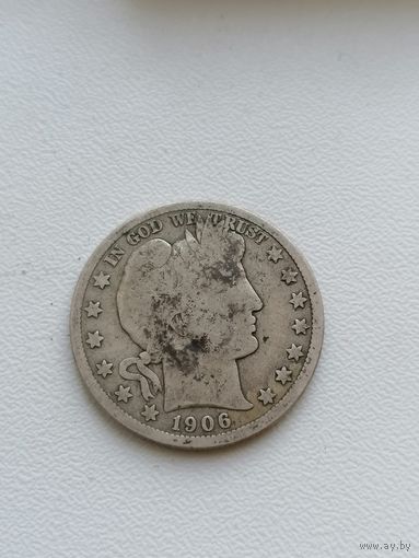Пол доллара 50 центов 1906 год