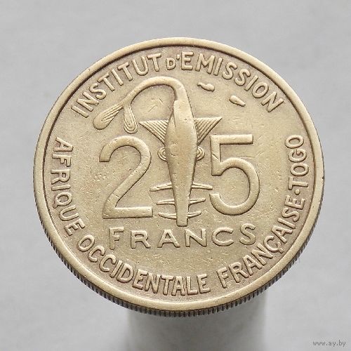 Французская Западная Африка 25 франков 1957