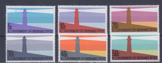 [1912] Новая Зеландия 1981. Маяки. СЕРИЯ MNH