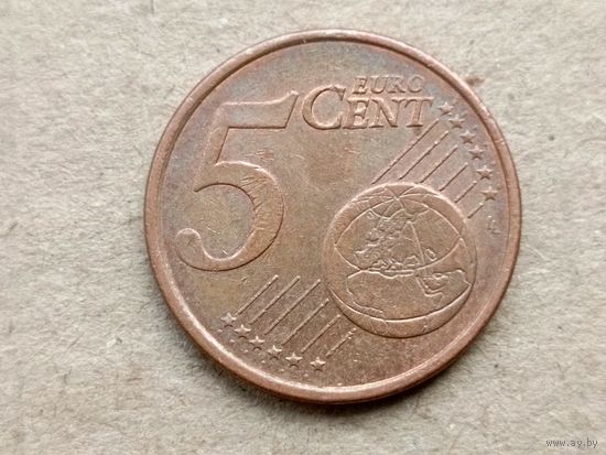 Германия 5 евроцентов, 2002 "J". (Н)