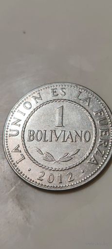 Боливия 1 боливиано 2012