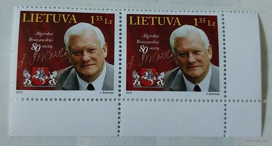 Литва 2012 Президент Литвы Альгирдас Бразаускас