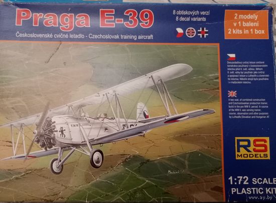 Модель самолета Praga E-39, 1/72, RS model,
