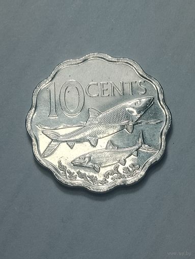Багамские острова 10 центов  2010 года .