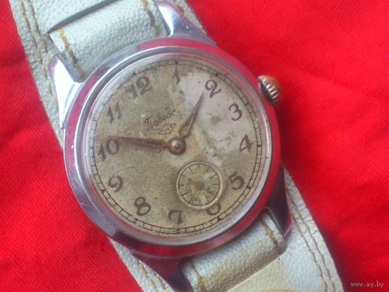 Часы ПОБЕДА 2602 ПЧЗ ГЕРМЕТИЧКА из СССР начала 1960-х