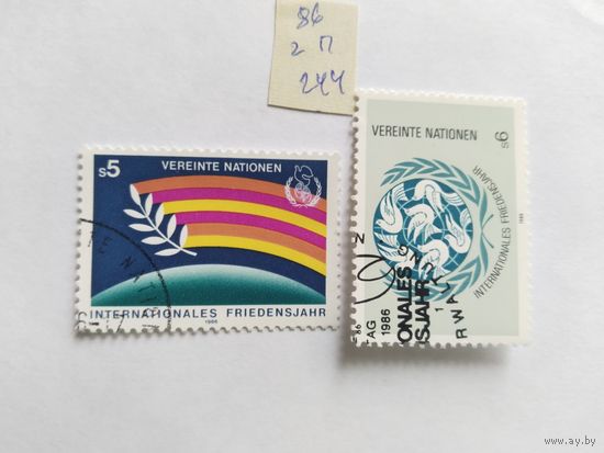 ООН     (Вена) 1986  2 м пол.серия