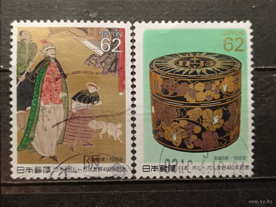Япония, 1993. 450 лет прибытия португальцев в Японию, полная серия