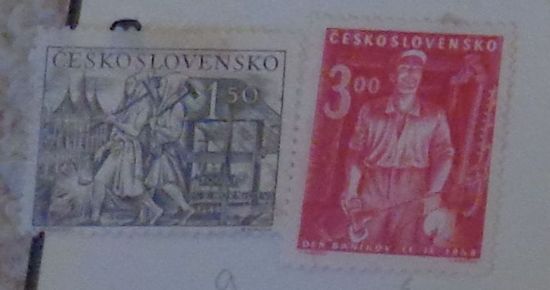 Рабочие.  Чехословакия. Дата выпуска:1949-12-11       2 шт