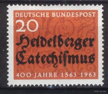 ГЕРМАНИЯ, ФРГ - 1963 [Mi. 396]*  чистая МН (DE03)