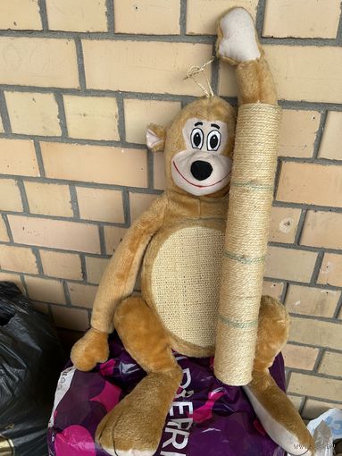 Когтеточки обезьяна и труба 50 см ( без подставки) продается все вместе одним лотом