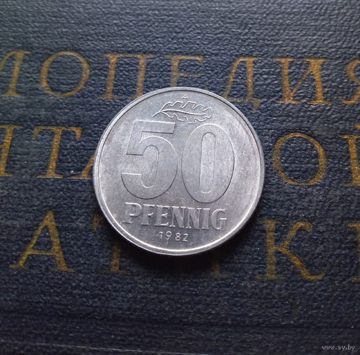50 пфеннигов 1982 (A) Германия ГДР #01 aUNC