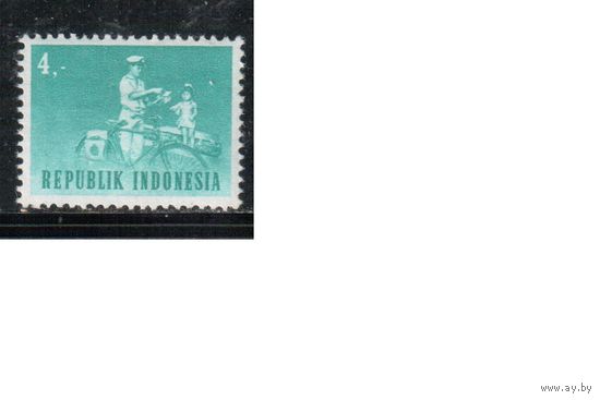 Индонезия-1964(Мих.438) , ** , Велосипеды , Почта