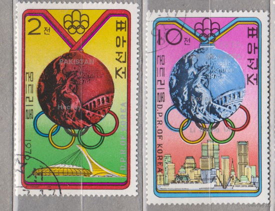 Спорт Олимпийские игры Северная Корея КНДР 1976 год лот 15