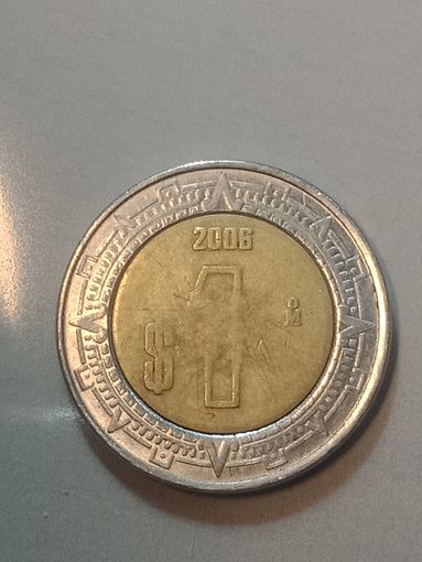 Мексика  1 песо 2006 года .