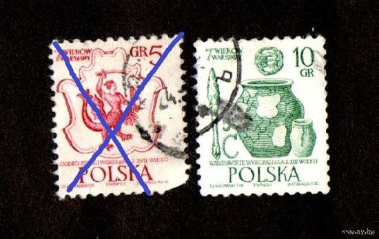 Марка Польши-1965 -Варшава - 7 вв. 700-летие Варшавы.