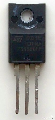 P6NB80 P6NB80FP STP6NB80FP STM N-ch. MOSFET 800V 5,7A 1,6Ohm