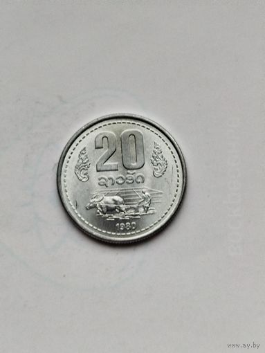 20 кип Лаос.