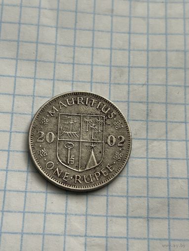 1 рупи 2002 года