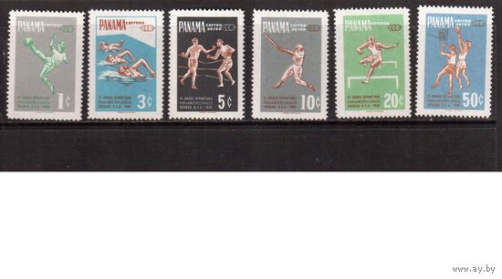 Панама-1959(Мих.559-564) ,  ** , Спорт, Футбол
