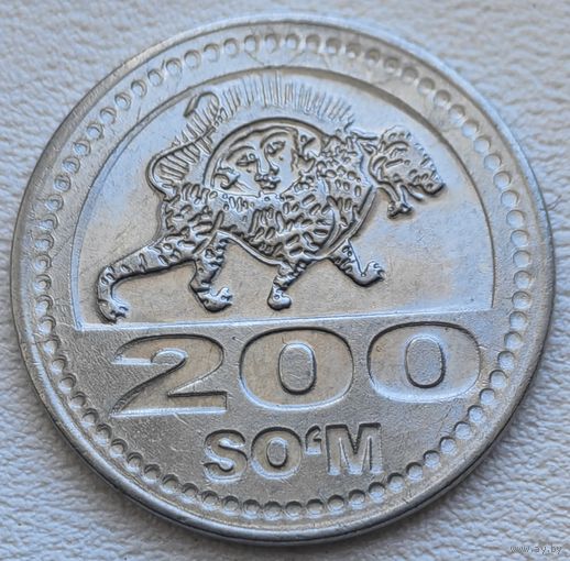 Узбекистан 200 сом (сум) 2018