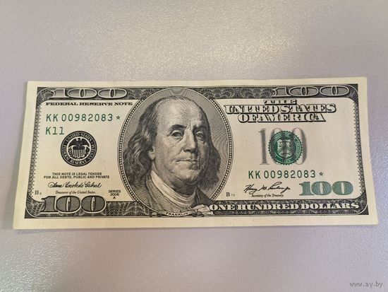 100 долларов США 2006 А со звездой