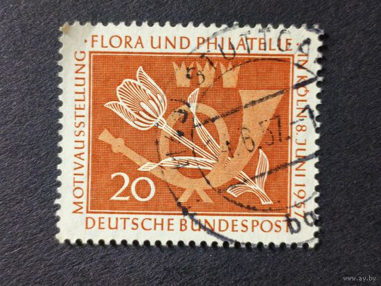 Германия 1957. Выставка флоры и филателии. Полная серия