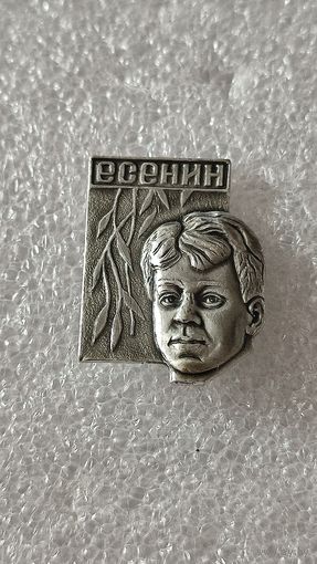 Значок знак Есенин