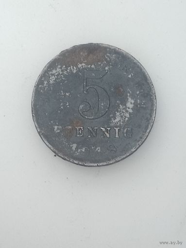 Германия 5 пфеннигов  1918 года .