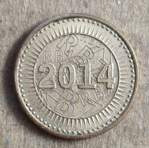 Зимбабве 5 центов, 2014 г., KM# 17