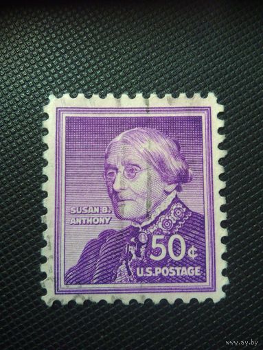 США. С.Б.Энтони. 1955г. гашеная