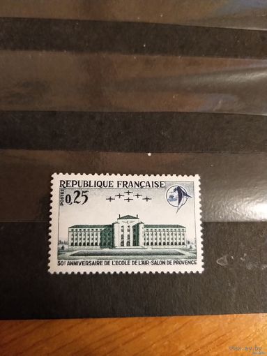 1965 Франция 30 лет академии авиации в Салоне чистая клей MNH** авиация самолёт выпускалась одиночкой (1-3)