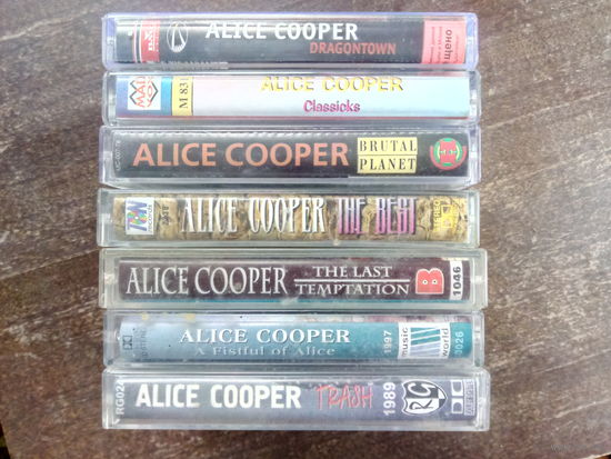 Кассеты ALICE COOPER.