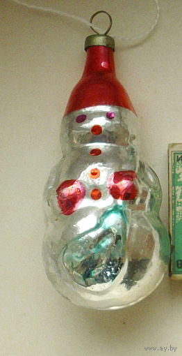 Ёлочная игрушка. Снеговик. Ф-50.