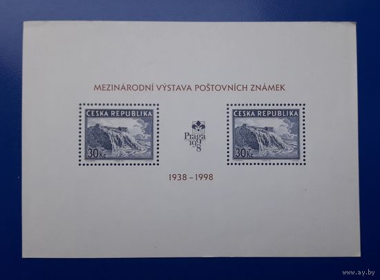 Чехия 1998г. Блок. Международная филвыставка в Праге.