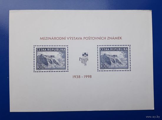 Чехия 1998г. Блок. Международная филвыставка в Праге.
