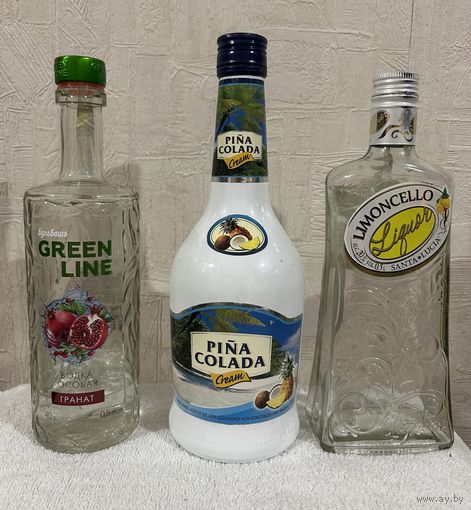 Пустые красивые бутылки бутылочки Декор Коллекция