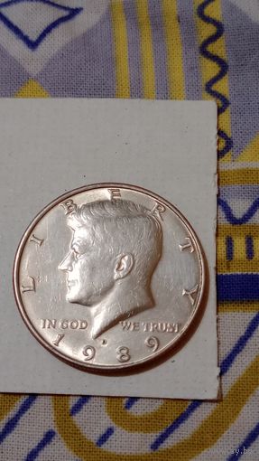 США 1/2, пол доллара 1989 D