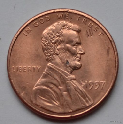 США, 1 цент  1997 г.