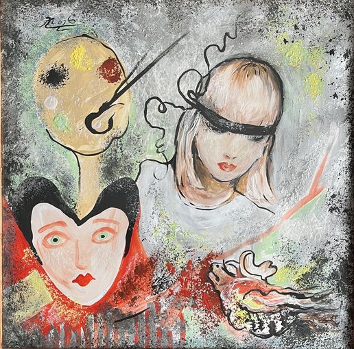 Панно акрил бумага