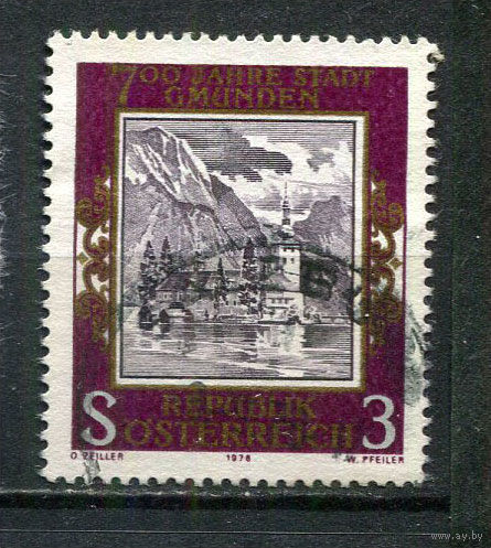 Австрия - 1978 - 700 лет г. Гмунден - [Mi. 1576] - полная серия - 1 марка. Гашеная.  (Лот 5HG)-T41P15
