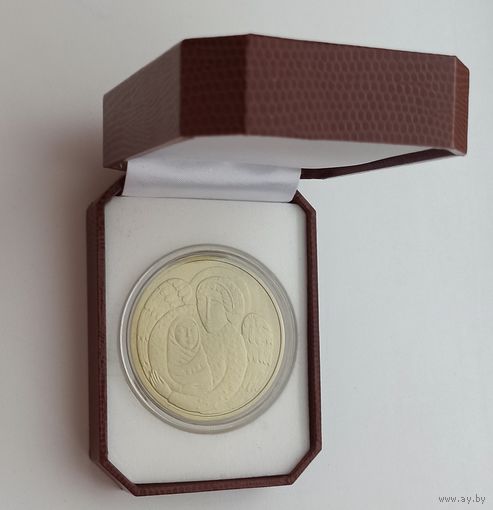 День Ангела, 1 рубль 2019, NiCu футляр к монете кожаный