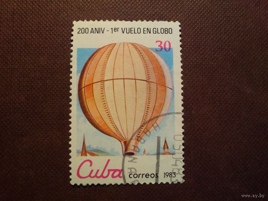 Куба 1983 г.Двухсотлетие аэронавтики./47а/