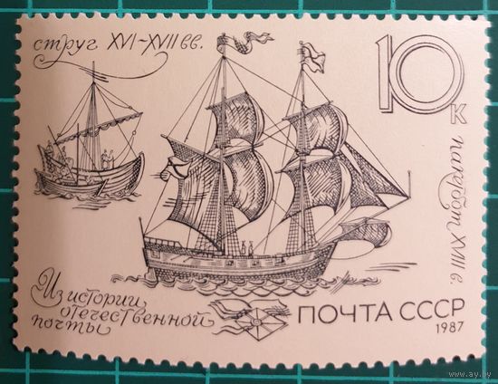 1987 История российской почтовой службы СССР