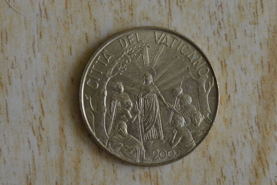 Ватикан 200 лир 1999 с 1 руб