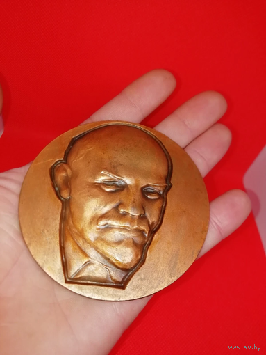 Настольная медаль СССР Владимир Ленин