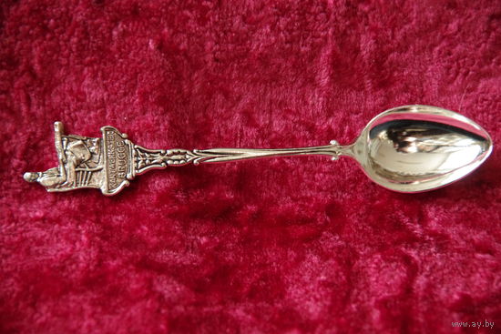 Ложка с серебрением сувенирная коллекционная  В7