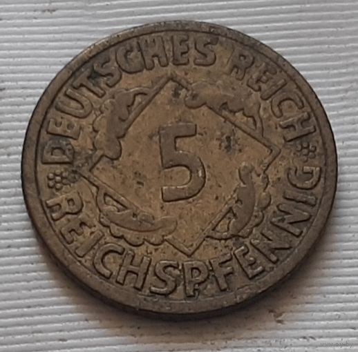 5 пфеннигов 1926 г. А. Германия