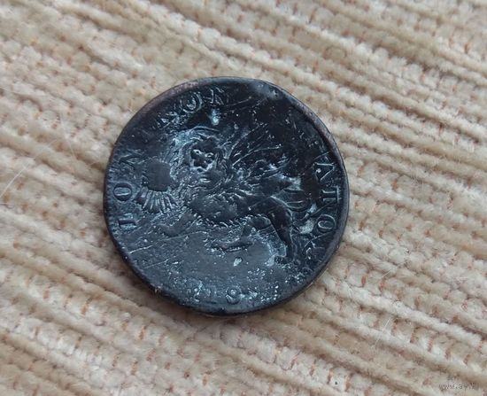 Werty71 Ионические острова 2 лепты 1819 Лев